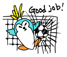 Light blue Pengu sticker #1676962