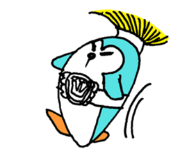 Light blue Pengu sticker #1676969
