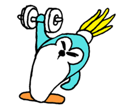 Light blue Pengu sticker #1676974