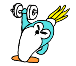Light blue Pengu sticker #1676974