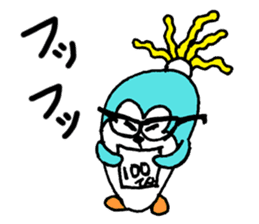 Light blue Pengu sticker #1676975