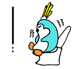 Light blue Pengu sticker #1676978