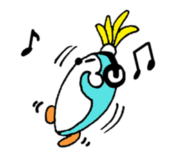 Light blue Pengu sticker #1676983