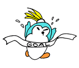 Light blue Pengu sticker #1676984