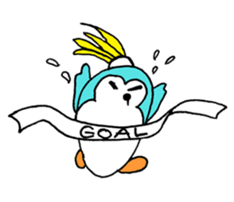 Light blue Pengu sticker #1676984