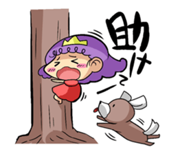 Young lady Sticker. sticker #1677165