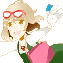 Usa Goro senior and Yurufuwa chan sticker #1677577