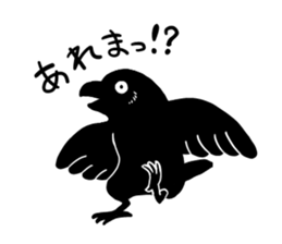funny crows sticker #1677768