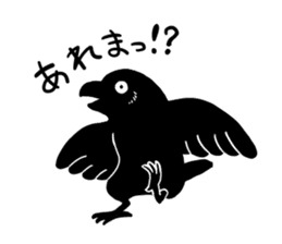 funny crows sticker #1677768