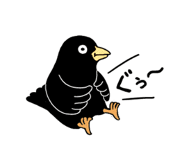 funny crows sticker #1677772