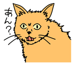 Lazy cat and Owner sticker #1678115