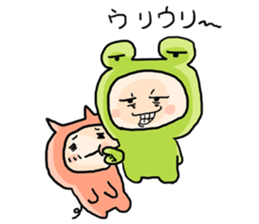 frog&pig sticker #1678263