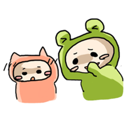 frog&pig sticker #1678264