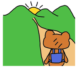 bear's wonderful life sticker #1678473