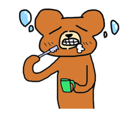 bear's wonderful life sticker #1678475