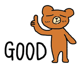 bear's wonderful life sticker #1678500