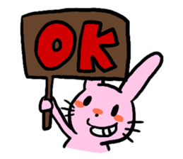 Interesting Rabbit sticker #1679271