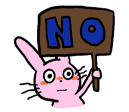 Interesting Rabbit sticker #1679272