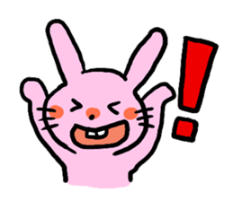 Interesting Rabbit sticker #1679289