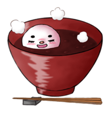 The message of rice cake sticker #1679440