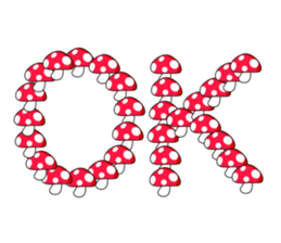 cute mushrooms! sticker #1681739