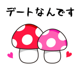 cute mushrooms! sticker #1681741