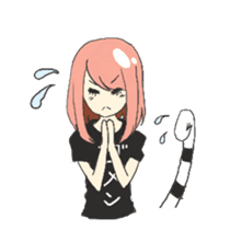 "chinanago" and girls sticker #1681874