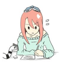 "chinanago" and girls sticker #1681875