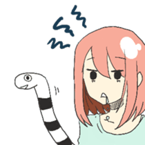 "chinanago" and girls sticker #1681879