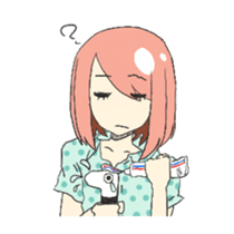 "chinanago" and girls sticker #1681886