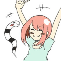 "chinanago" and girls sticker #1681893