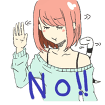 "chinanago" and girls sticker #1681898