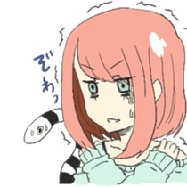 "chinanago" and girls sticker #1681899