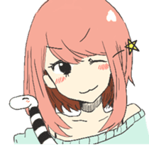 "chinanago" and girls sticker #1681910