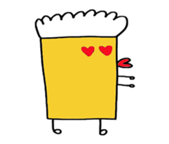 Octoberfest beer with Mr White sticker #1682407