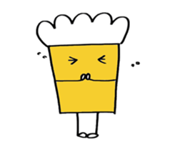 Octoberfest beer with Mr White sticker #1682431