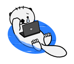Programmer Sea otter sticker #1683280
