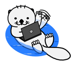 Programmer Sea otter sticker #1683303