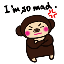 Malayan sun bear sells sweet potatoes. sticker #1683801