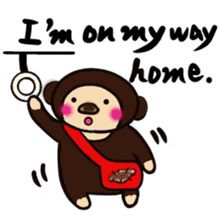 Malayan sun bear sells sweet potatoes. sticker #1683807