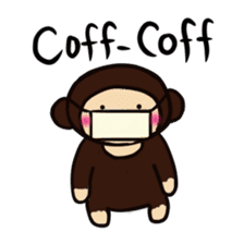 Malayan sun bear sells sweet potatoes. sticker #1683810