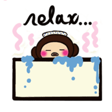 Malayan sun bear sells sweet potatoes. sticker #1683817