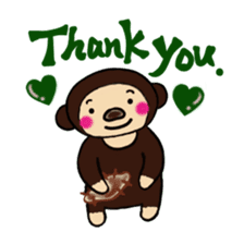 Malayan sun bear sells sweet potatoes. sticker #1683832