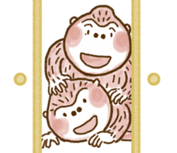 DARA DARA GORILLA Twins sticker #1684010