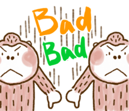 DARA DARA GORILLA Twins sticker #1684018