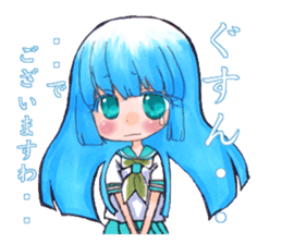 Fuji-san lady sticker #1684074