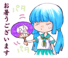 Fuji-san lady sticker #1684083