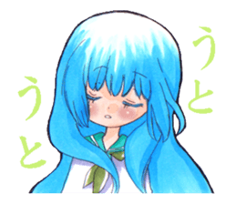 Fuji-san lady sticker #1684094