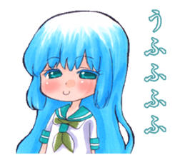 Fuji-san lady sticker #1684101