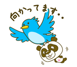 Rollin' Panda and his jolly friends. sticker #1685276